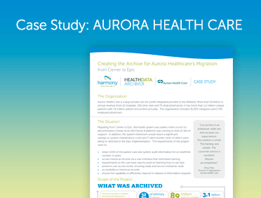 Aurora Health Care Case Study