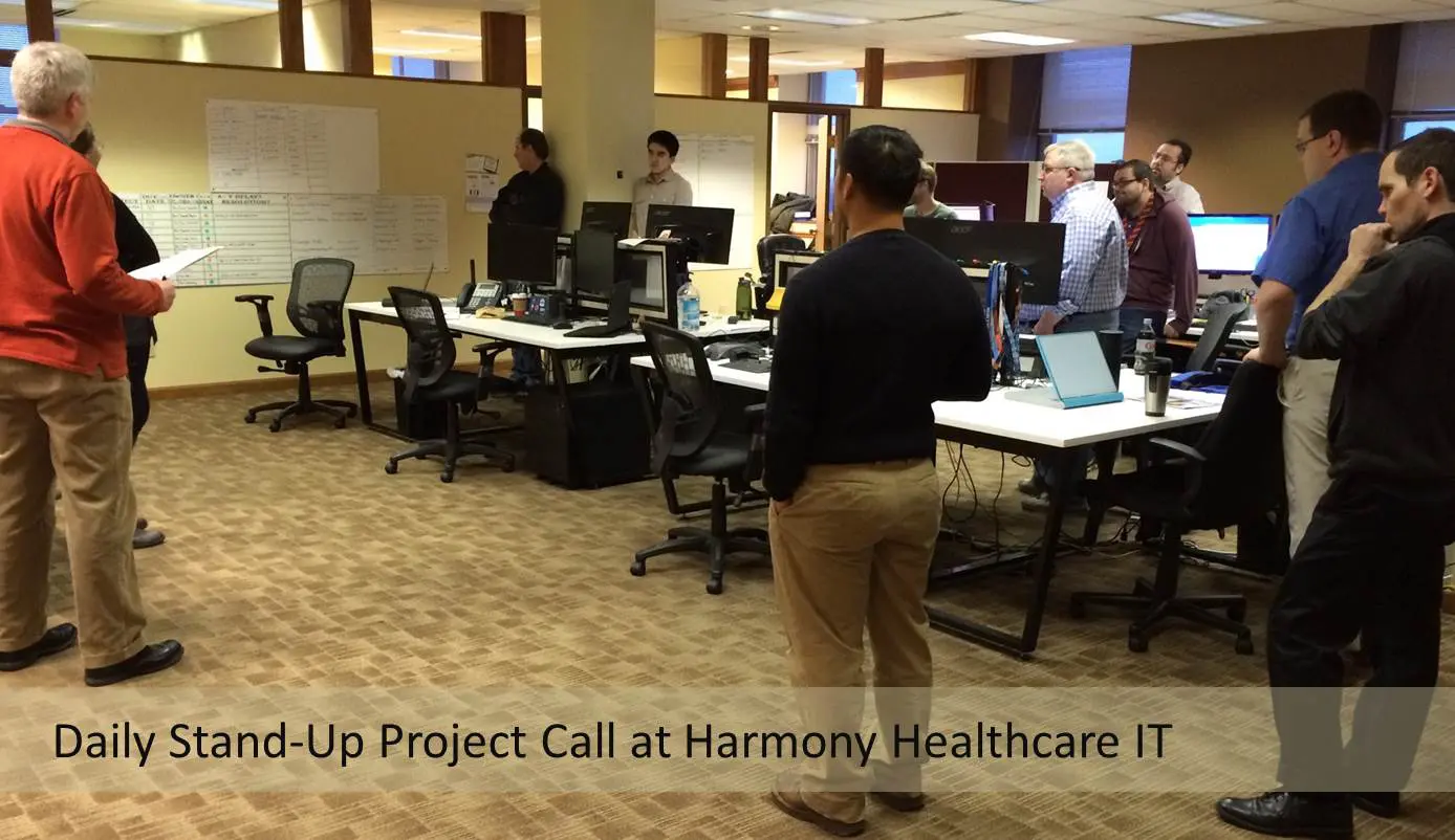 Harmony Healthcare IT Daily Standup Call