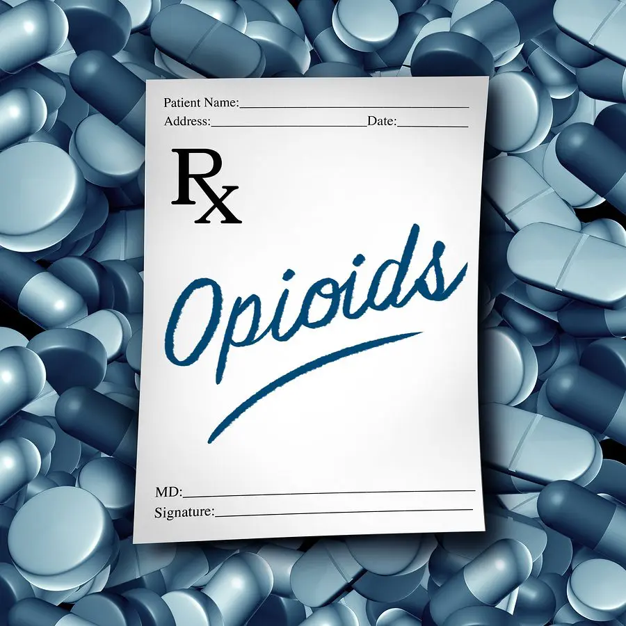 Opioids Prescription 3D Render