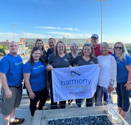 Harmony team at a Cub's game