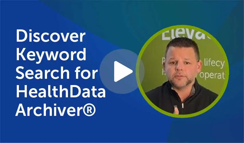 KeyWord Search for HealthData Archiver