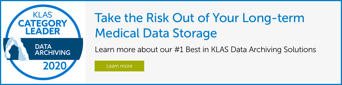 Learn more about our #1 Best in KLAS Data Archiving Solutions