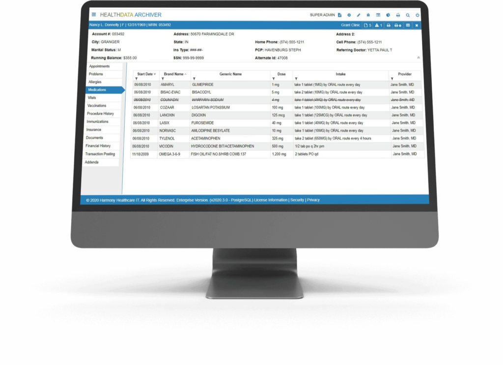 Healthdata Monitor