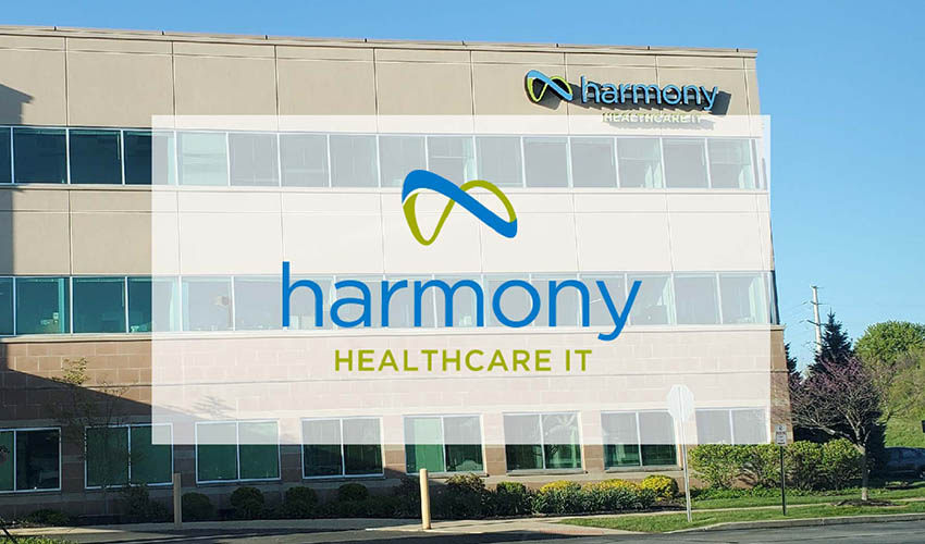 Harmony Healthcare IT Logo Building