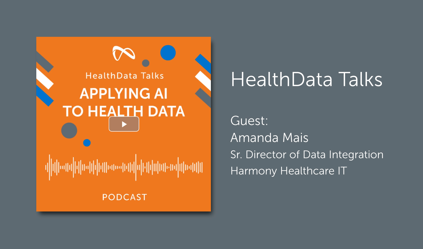 Applying AI to Health Data HealthData Talks