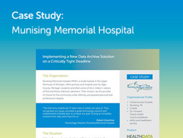 Munising Memorial Hospital Case Study