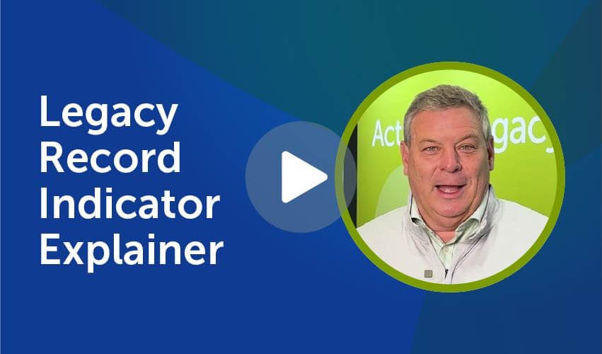 Legacy Record Indicator with Epic EHR