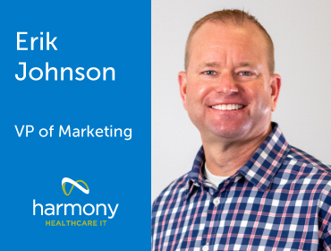 Erik Johnson joins Harmony Healthcare IT as VP of Marketing