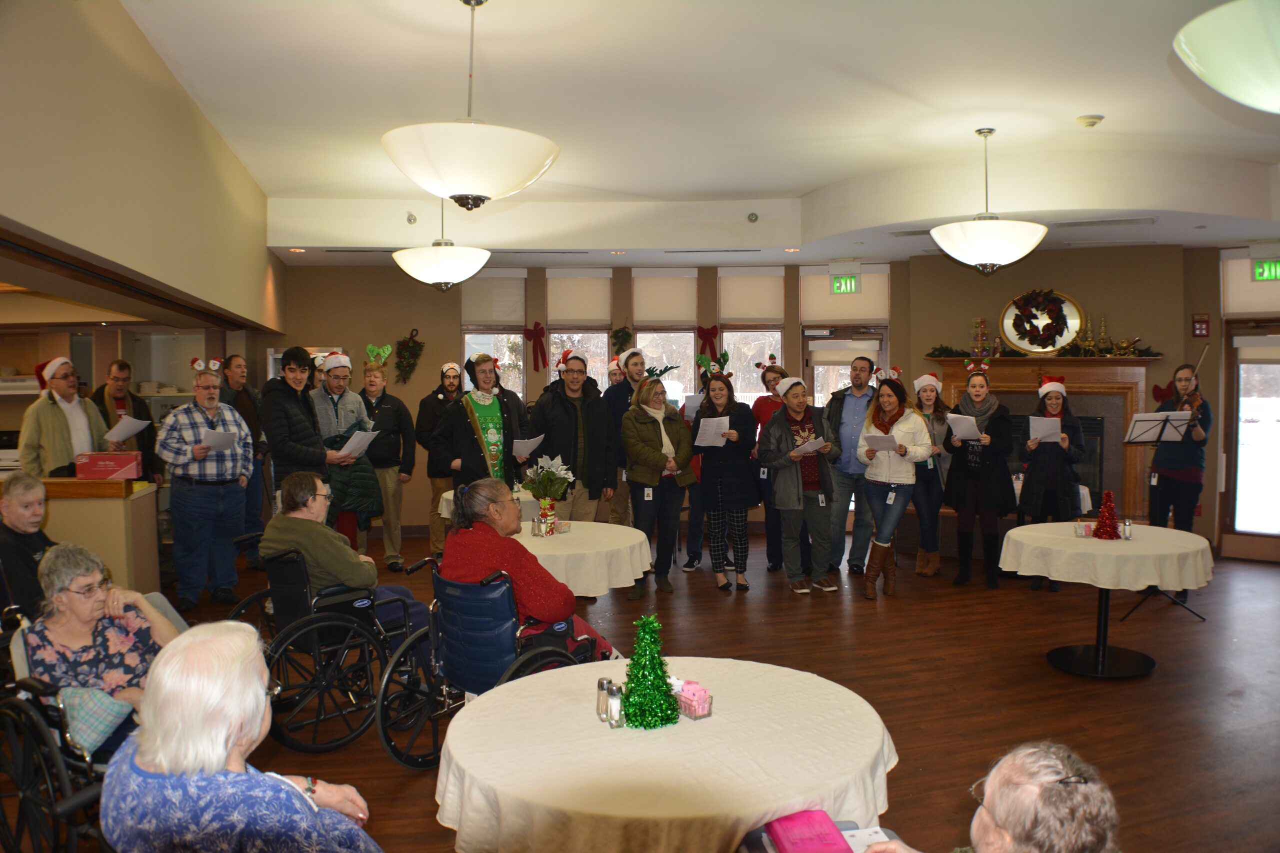 Nursing Home Holiday Caroling