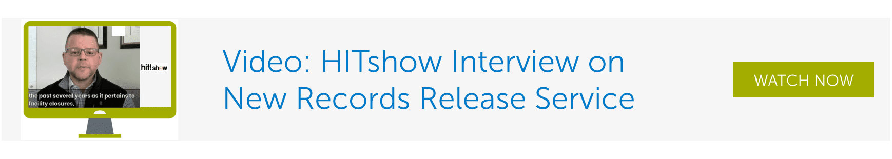 HITshow callout for Records Release blog