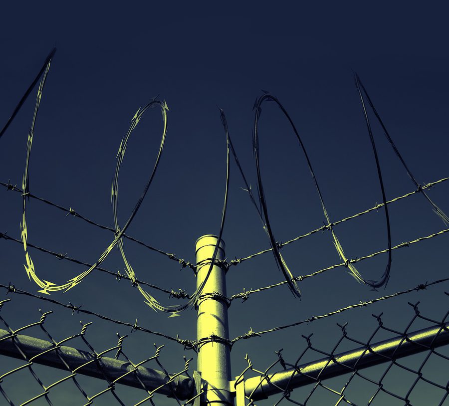 Barbed Wire Fence