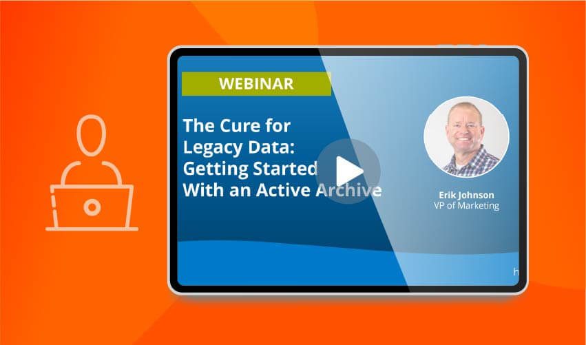 Webinar cure for legacy data put on by Harmony Healthcare IT