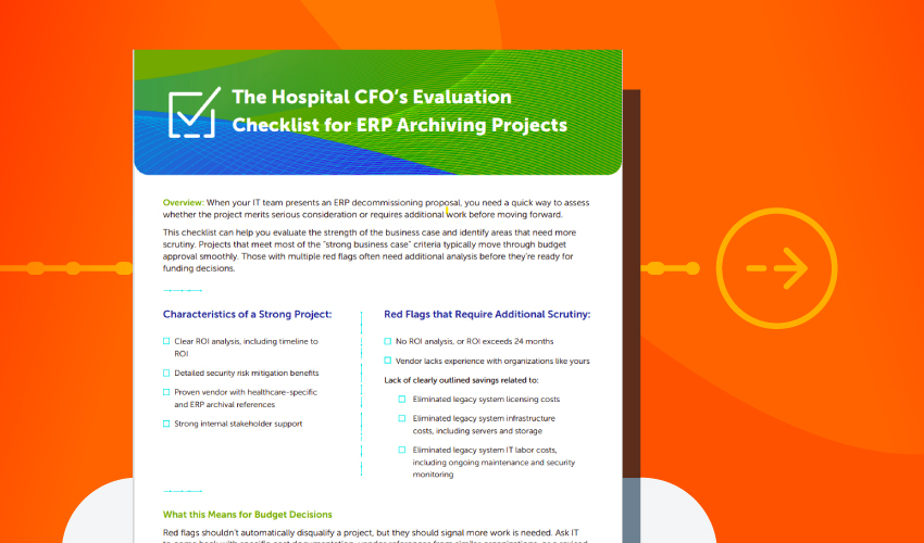 CFO Checklist for Evaluating ERPs